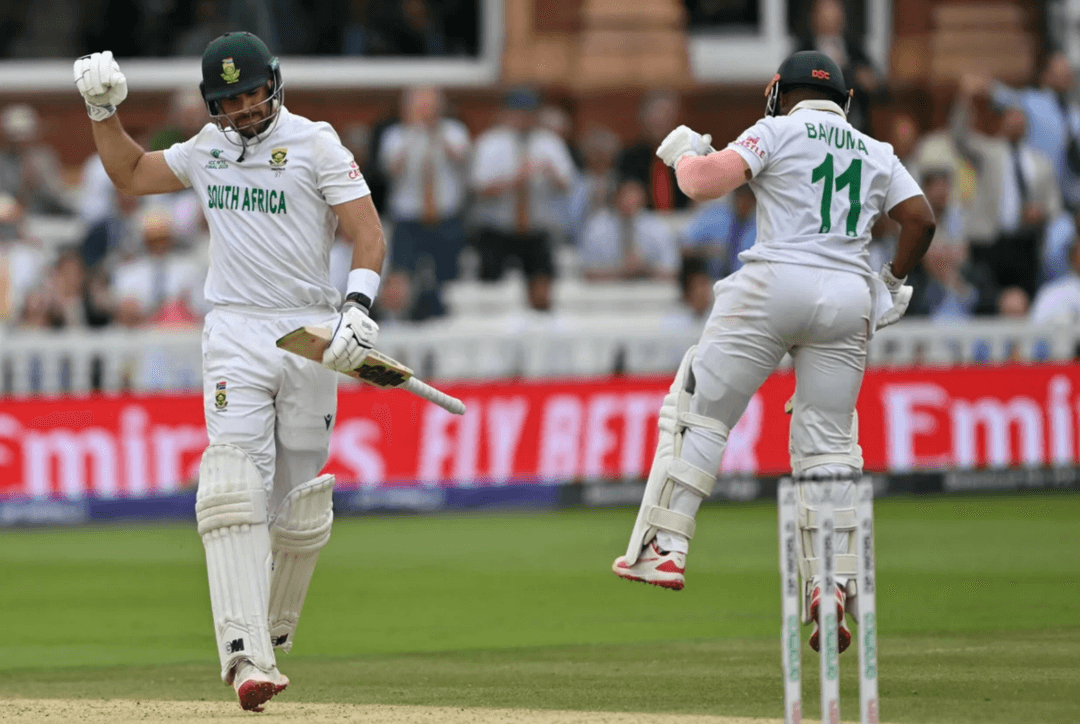 Markram and Bavuma added 143 together on day 3