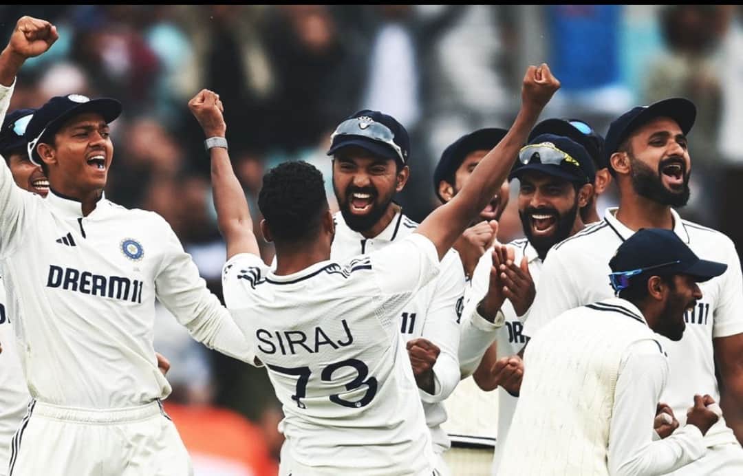 Siraj takes fifer as India win Oval Test